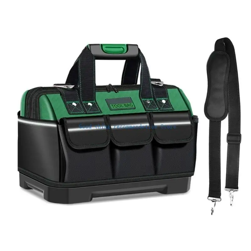634E Sturdy 16Inch Tool Bag Feature Thickened Fabric And Piercing Proof Bottom