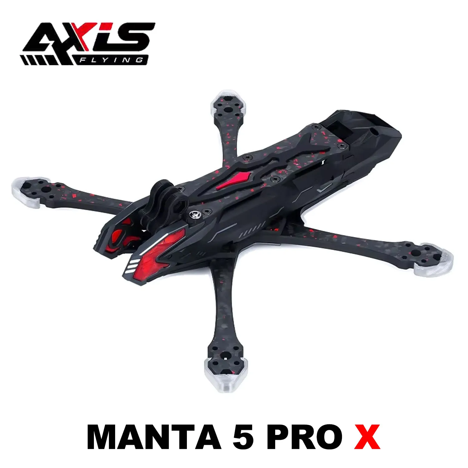 

Axisflying Manta 5 Pro Wide X 5inch 6S FPV Frame Kit Wheelbase 226.5mm for RC FPV Freestyle Drone suitable for 2207 motor