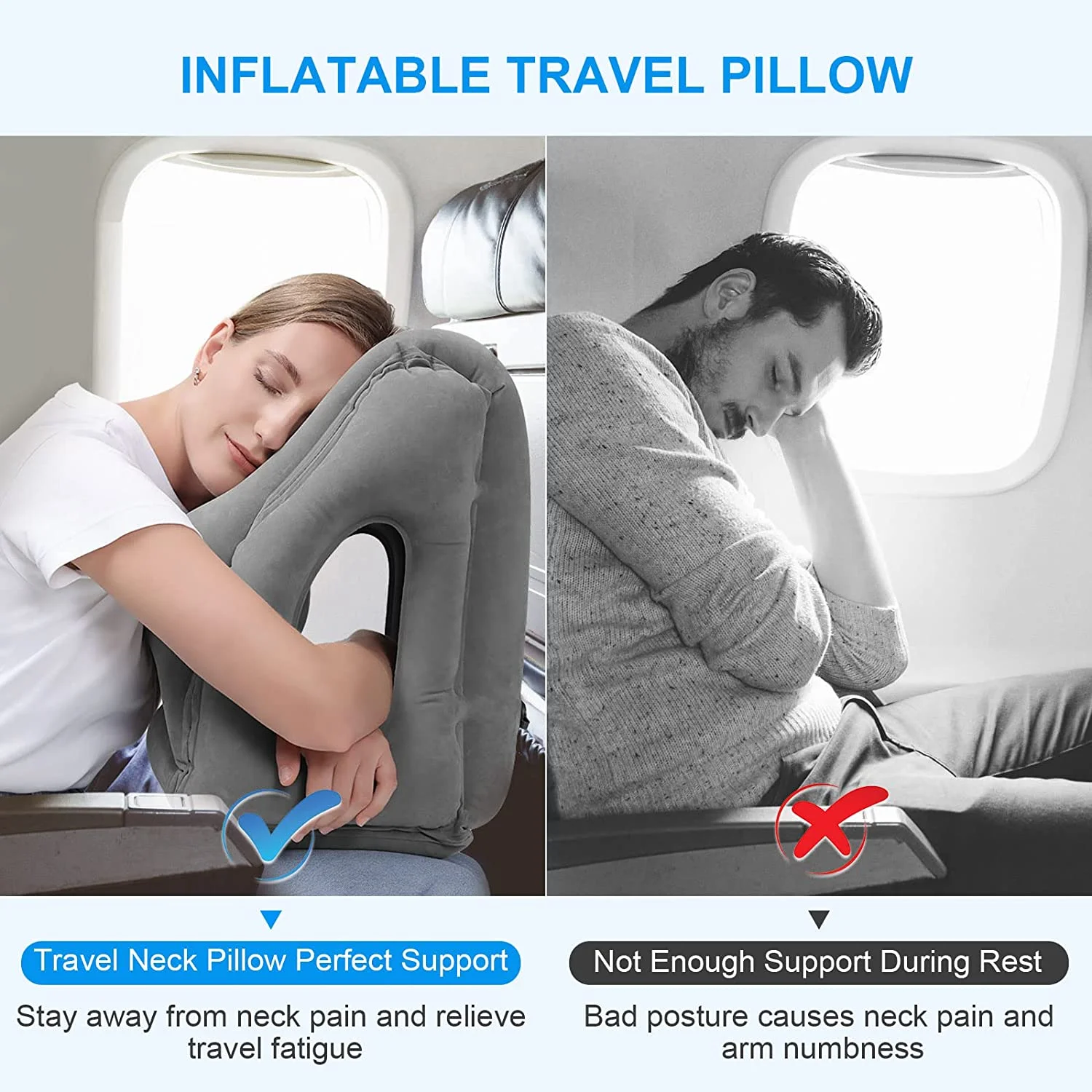 Inflatable Travel Pillow,Trave - đánh giá và giá Travel Accessories Long Haul