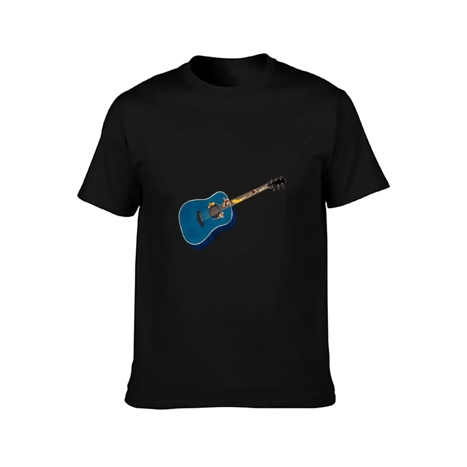 koi fish guitar speak now T-Shirt summer 2025 blue archive shirts graphic tees luxury clothing labubu tee shirts for men