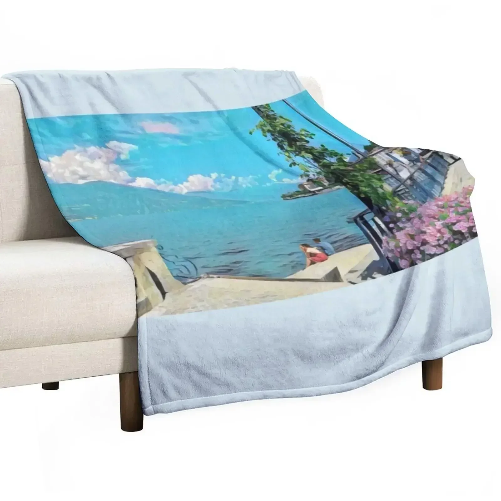 bellagio, lago di como, italy Throw Blanket christmas decoration Multi-Purpose Blankets