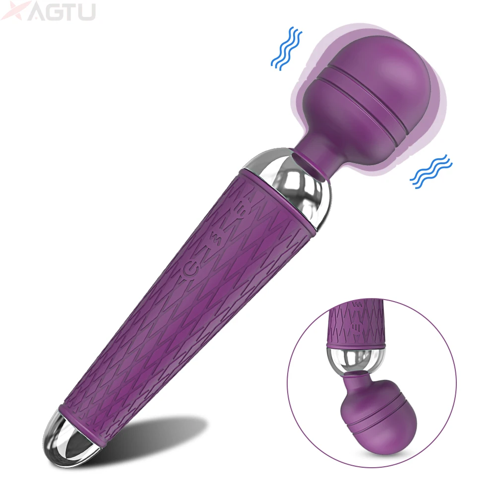 Wireless Dildos AV Vibrator Magic Wand for Women Clitoris Stimulator USB Rechargeable Massager Goods Sex Toys for Adults 18