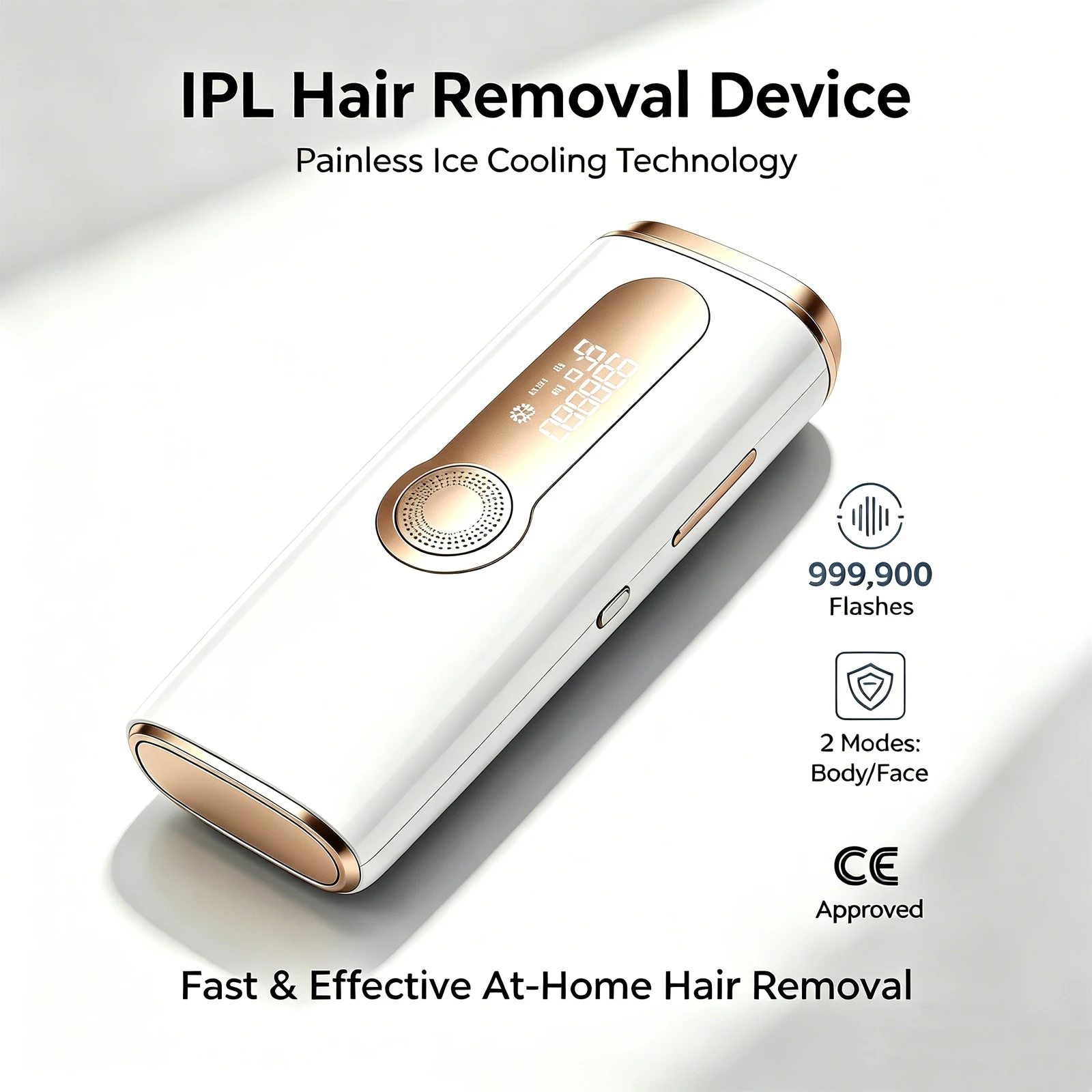 Depiladora Láser 2026 Mejorada, Depilación IPL para Mujeres, Cuerpo, Bikini, Facial, 990000 Flashes, Depilación IPL Permanente e Indolora