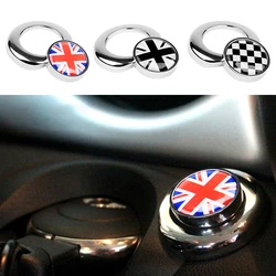 Car Ignition Device Cover Trim Engine Start Stop Button Sticker For Mini Cooper R56 R57 R58 R59 R60 R61 Countryman Clubman