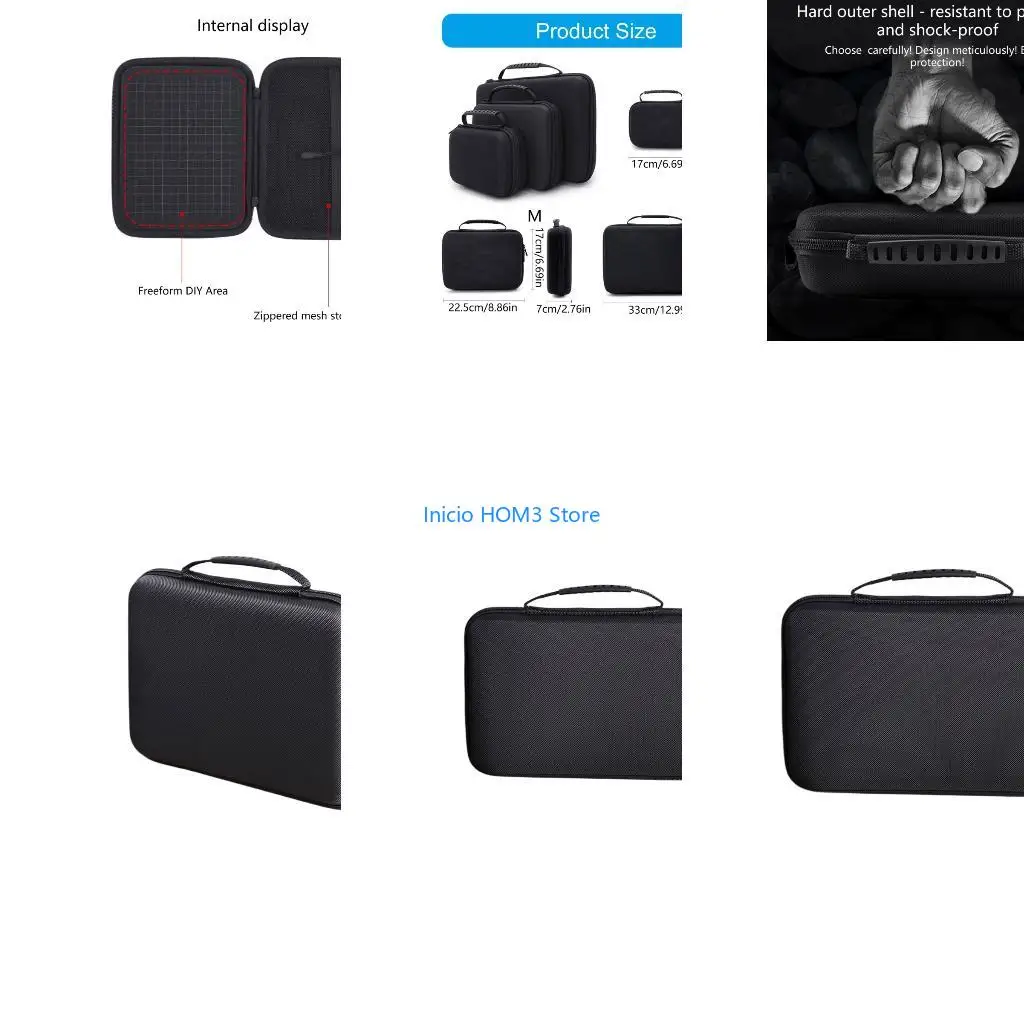A5YD Storage Bag Carrying Case With Customizable Layout For Various Digital Devices