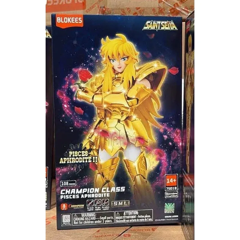 New Blokees Saint Seiya Champion Class Shun Virgo Pisces Snap Fit