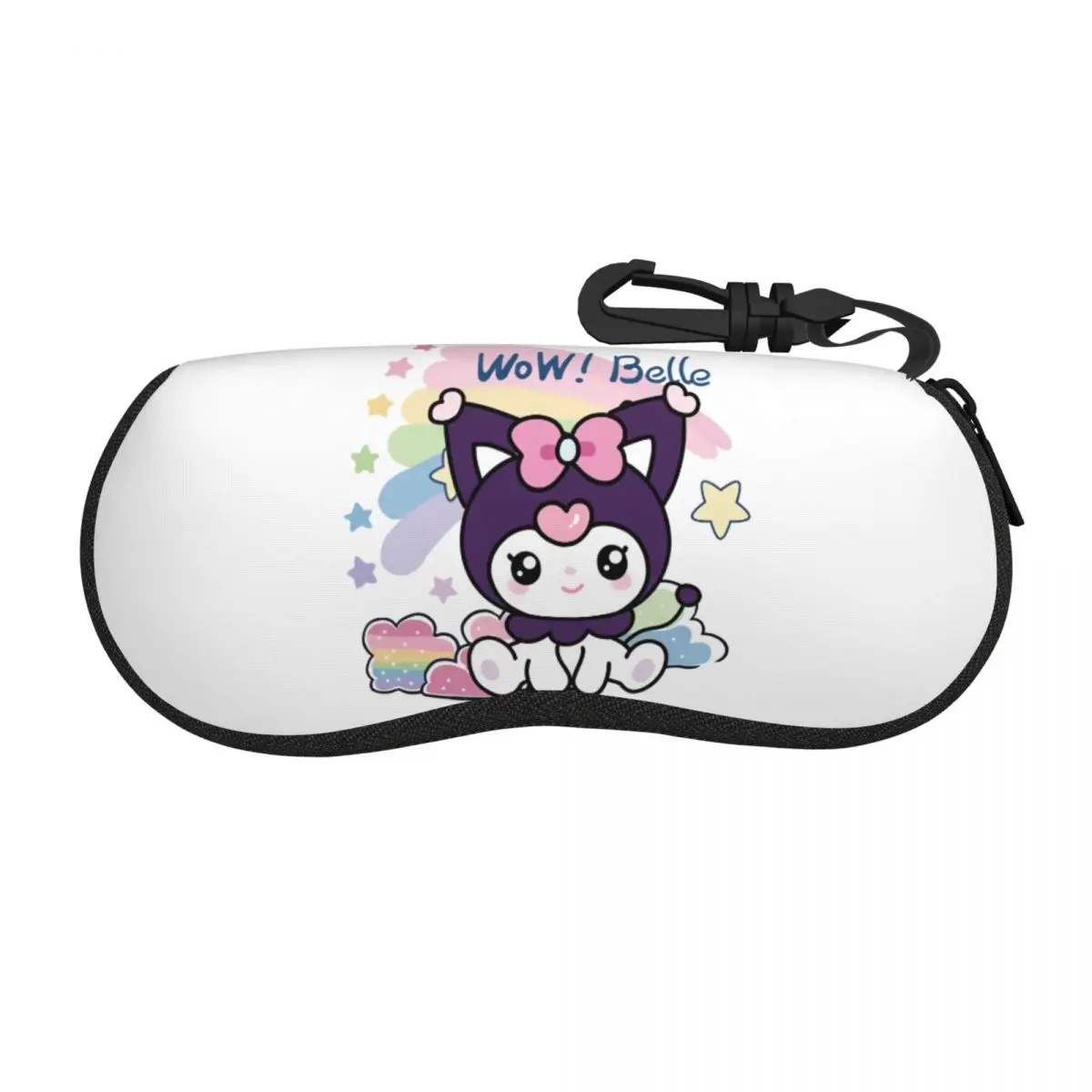 

Чехол для очков Sanrio Kuromi на заказ, портативный чехол для очков, коробка для солнцезащитных очков