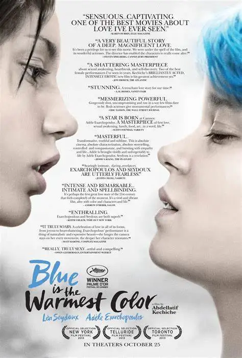 

More style Blue is the Warmest Color Movie, Art Film Print Canvas Poster, Home Wall Decor