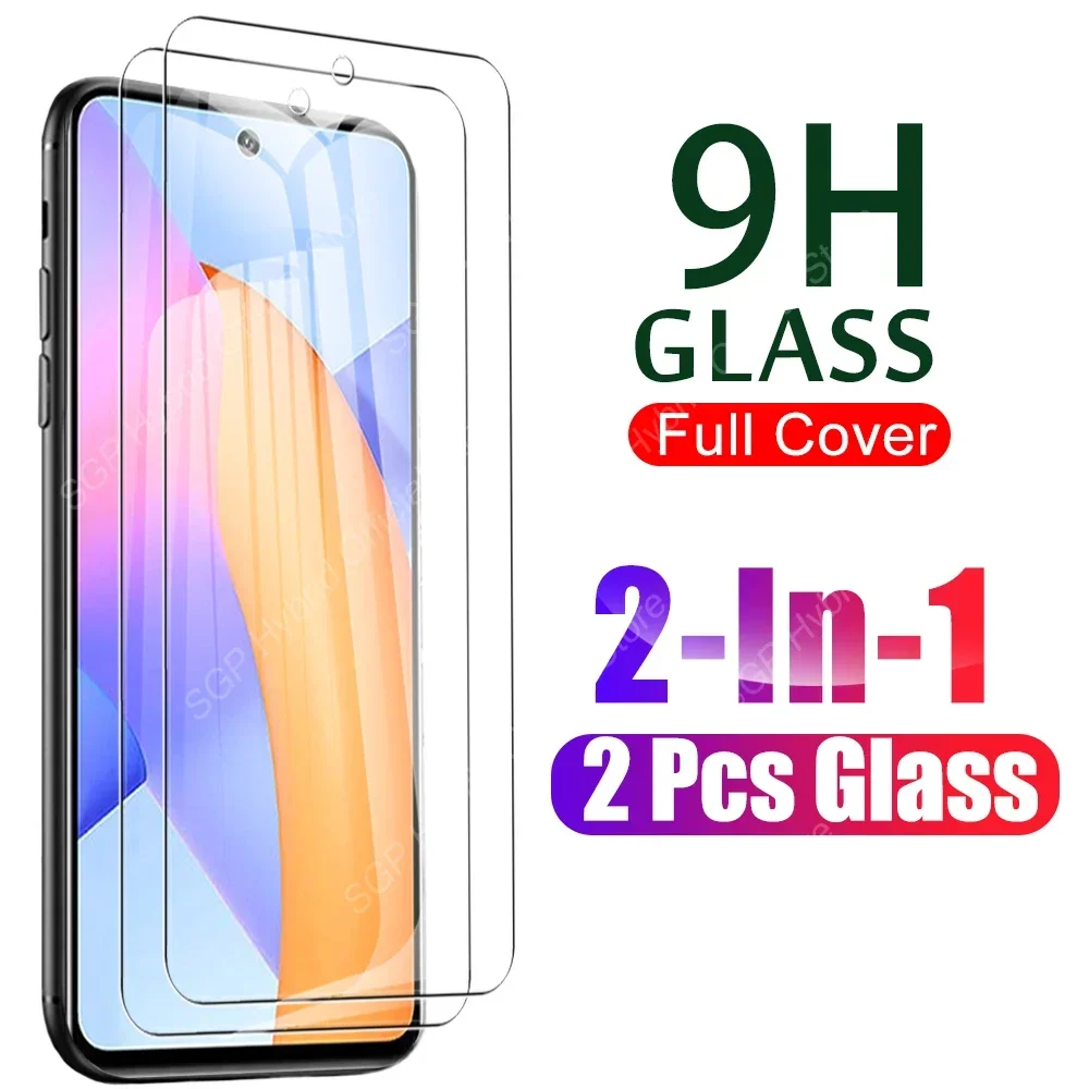 

2 Pcs Armor Tempered Glass For Honor 10X Lite 10i 10lite Xonor 10 X Lite Screen Protector On Honor10 i 10xlite Protective Film