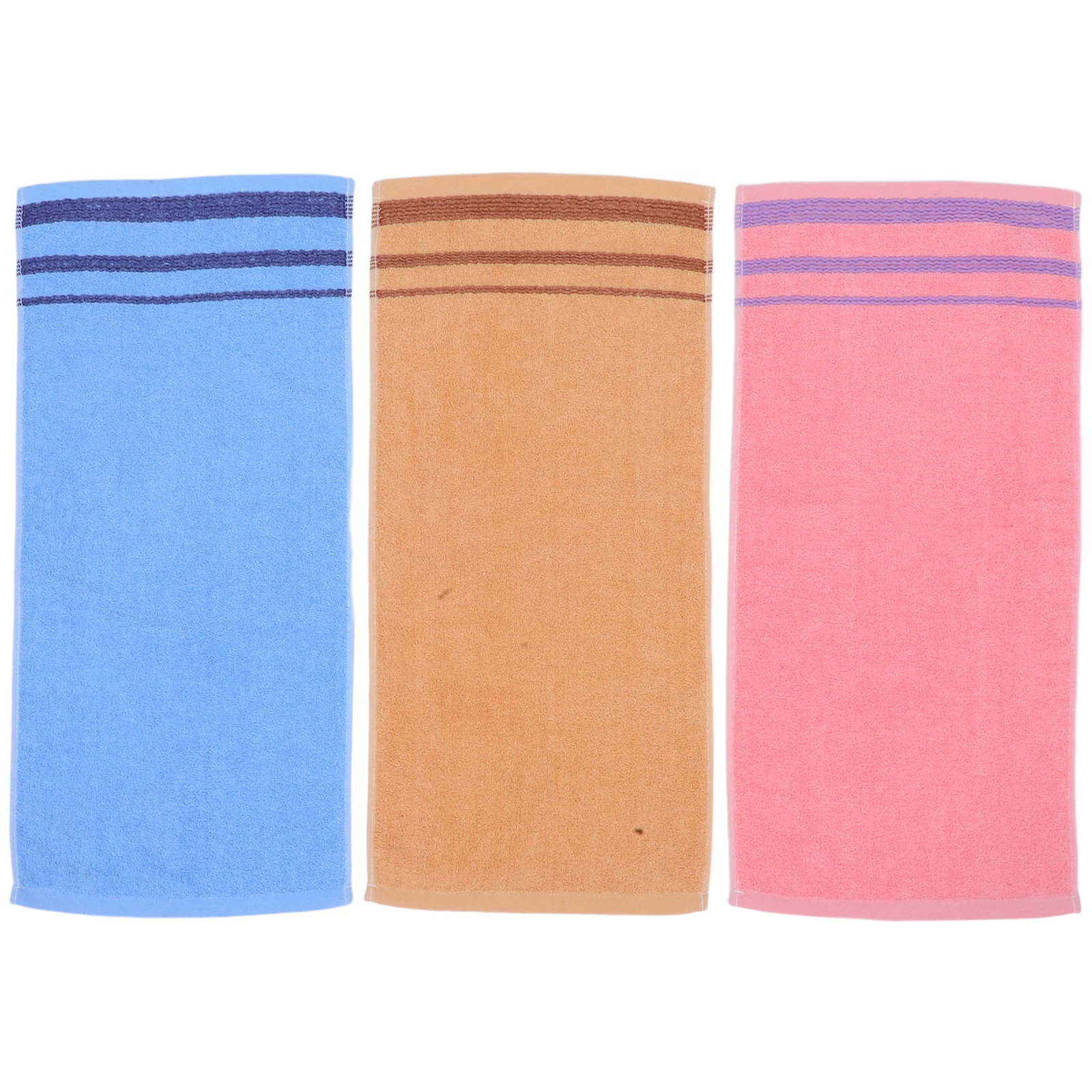 

3pcs Cotton Absorbent Hand Towels For Bathroom Kitchen Gym Thick Jacquard Towels For Skin Care Drying Cleaning