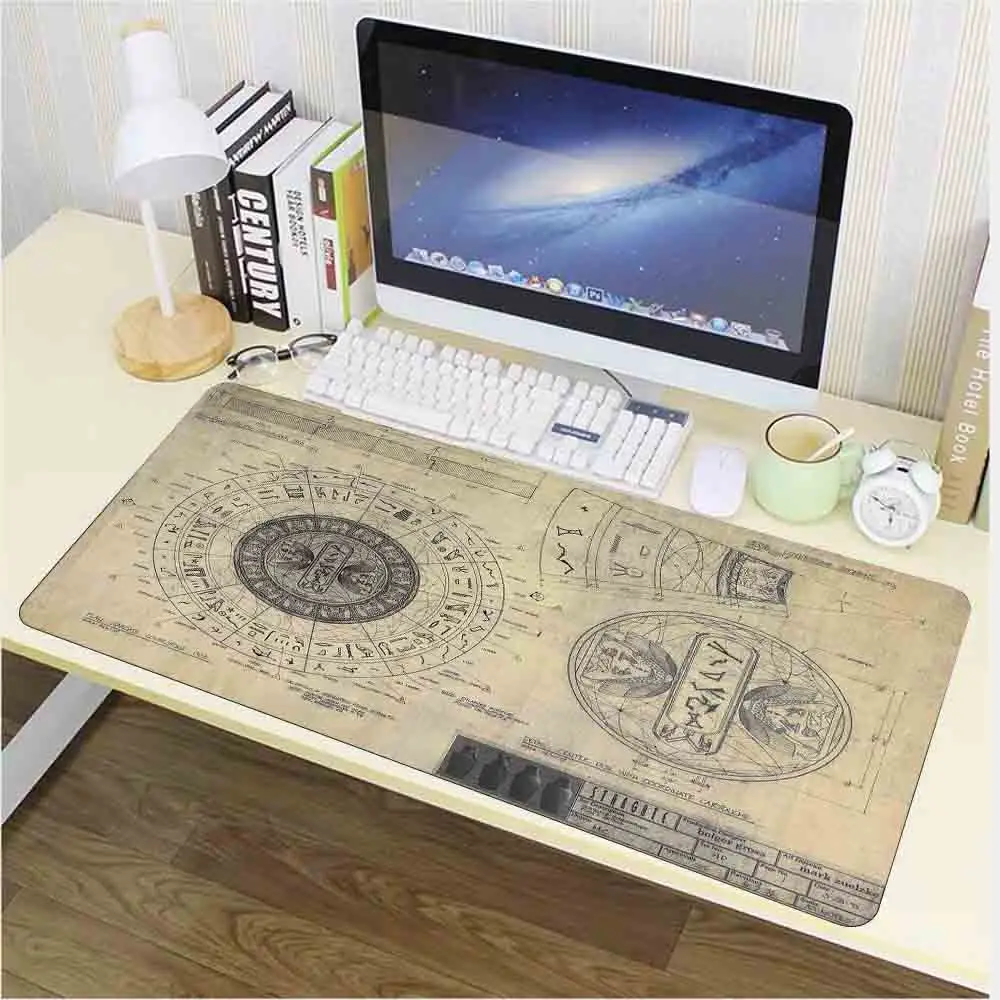 Stargate SG-1 Mousepad Computer Notebook Non-slip Computer Desks Office Accessories Gamer Decoration Desk Pad Large Mouse Pad