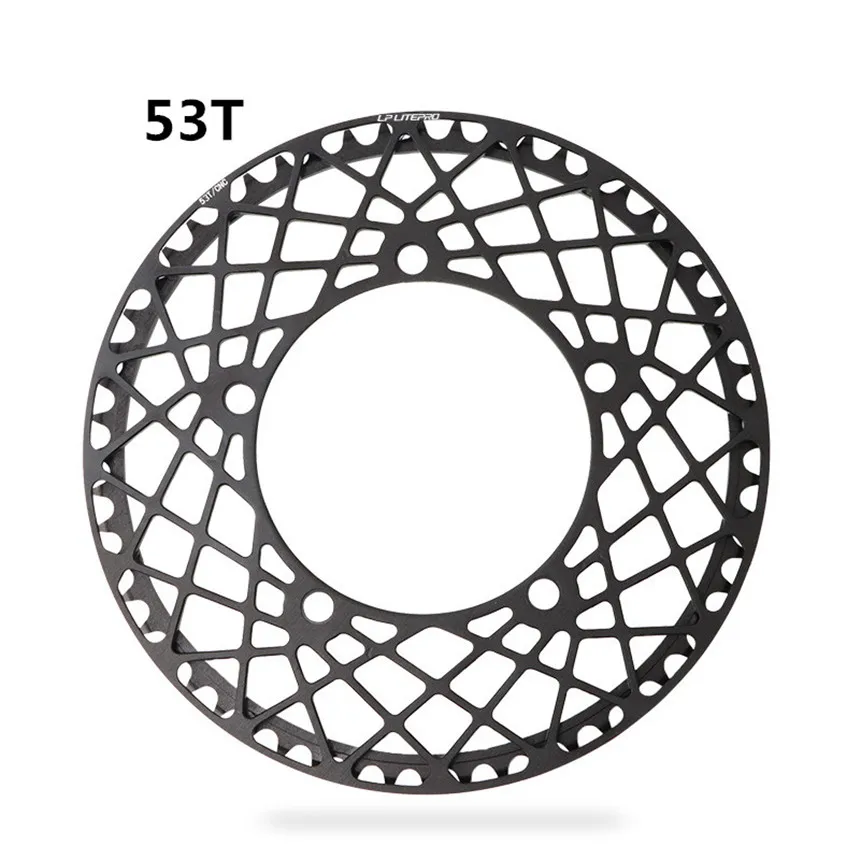 Klappbares Fahrrad 53 56 58T Spider Einzelkettenblatt BMX Rennrad BCD 130MM Aluminiumlegierung Kettenrad – Detail 8