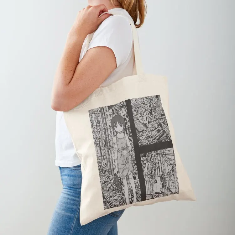 

Serial Experiments Lain - wired in solitude Tote Bag shopping cart bags bags for women shopper bag women canvas Eco bag