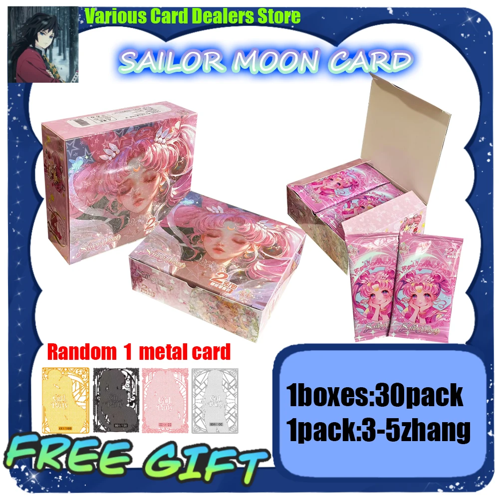 Sailor Moon Card Silver Kingdom Fantasy Magic Eternal Crystal Anime PR Collection Card Toy Gift