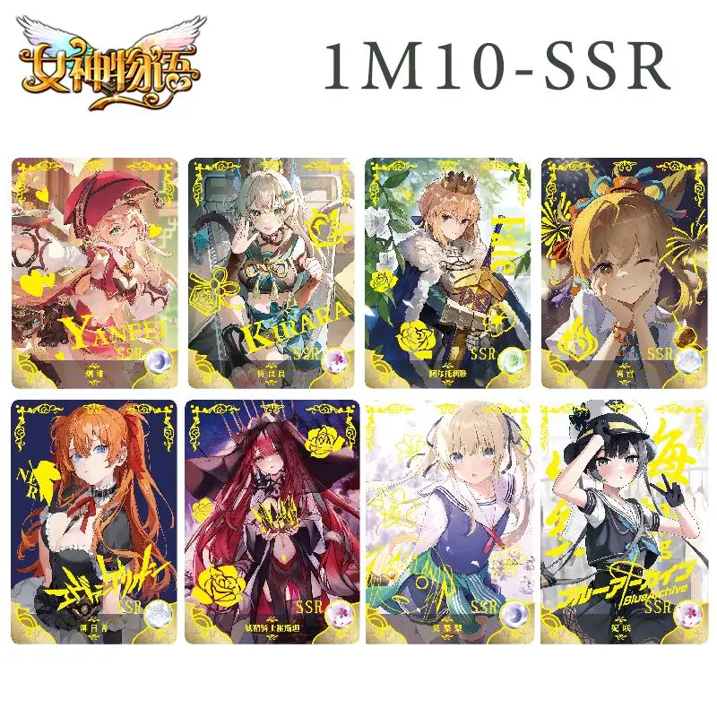 女神のキャラクター、ヨミヤ、マーシャル7、アルトリマ、ドラゴン、漫画のおもちゃ、収集可能なカード、誕生日プレゼント、1m10、ssr-シリーズ