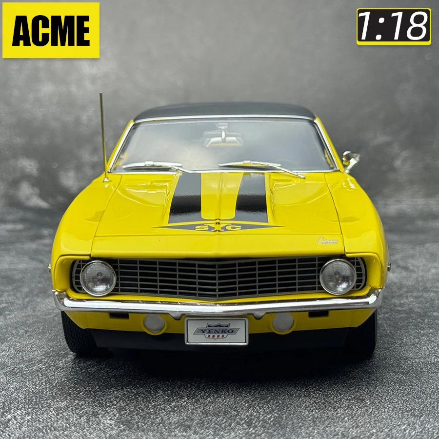 ACME 1:18 Chevrolet Hornet Camaro SC/SS/E 1969 car model sports car static display piece holiday gift collection for friends