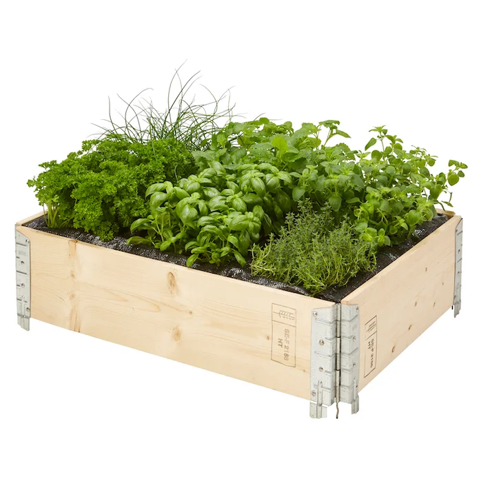 

Деревянный ящик для посадки овощей в саду, каркасная кровать, горшок для посадки овощей, деревянные обтяжки на открытом воздухе во дворе