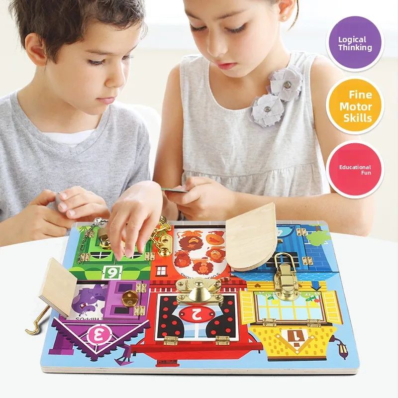 Giocattolo da tavolo occupato per l'illuminazione Eonal per il giocattolo con chiusura per porta transfrontaliera Eon precoce dei bambini