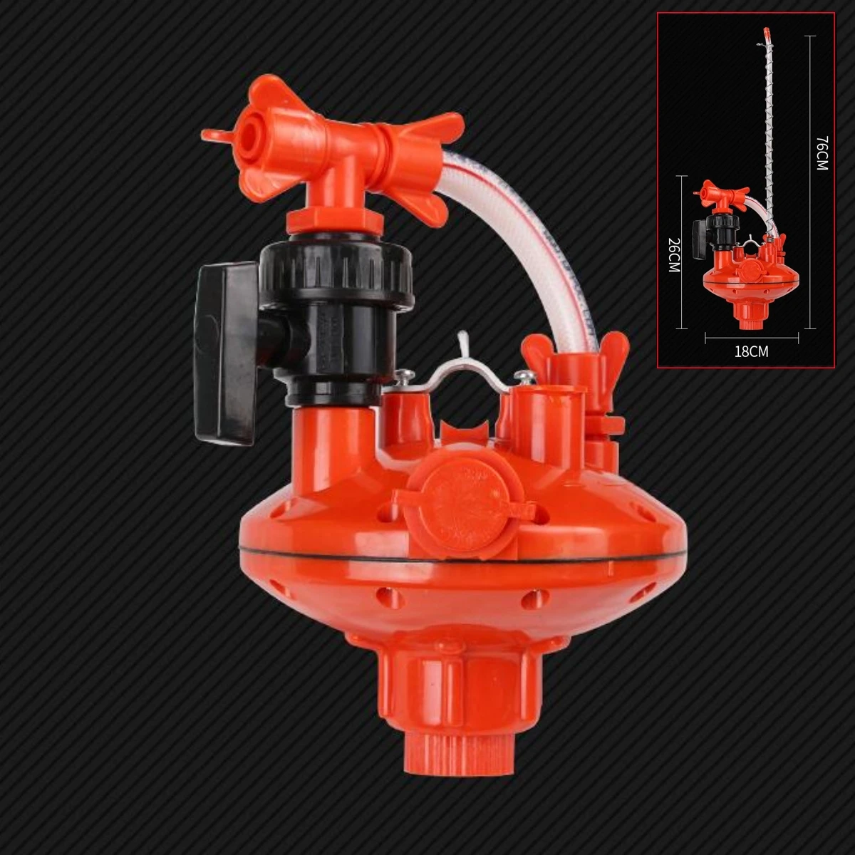 1 Set Poultry Farm Farming Water Pressure Regulator Chicken Drinking Water System Automatic Regulating Valve Decompression Tool