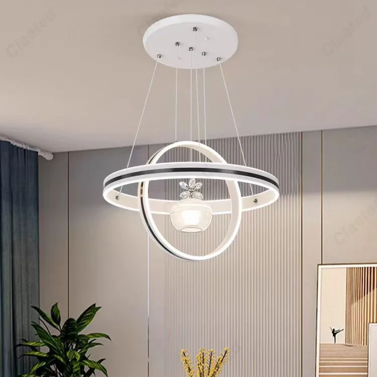 

Modern Minimalist LED European Chandelier Eye Protection Lighting Living Room Dining Room Bedroom Decorative Lighting Lamps