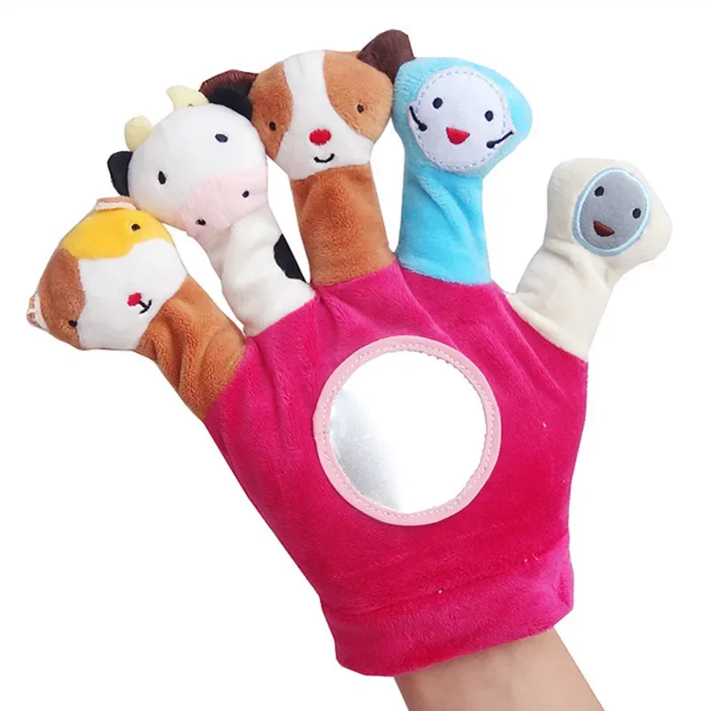 Baby Toddler Toys Plush Animal Toy Hand Animals Educational Boy-Toys for Infants Developmental Fabric Plush-Toys Puppets Gloves