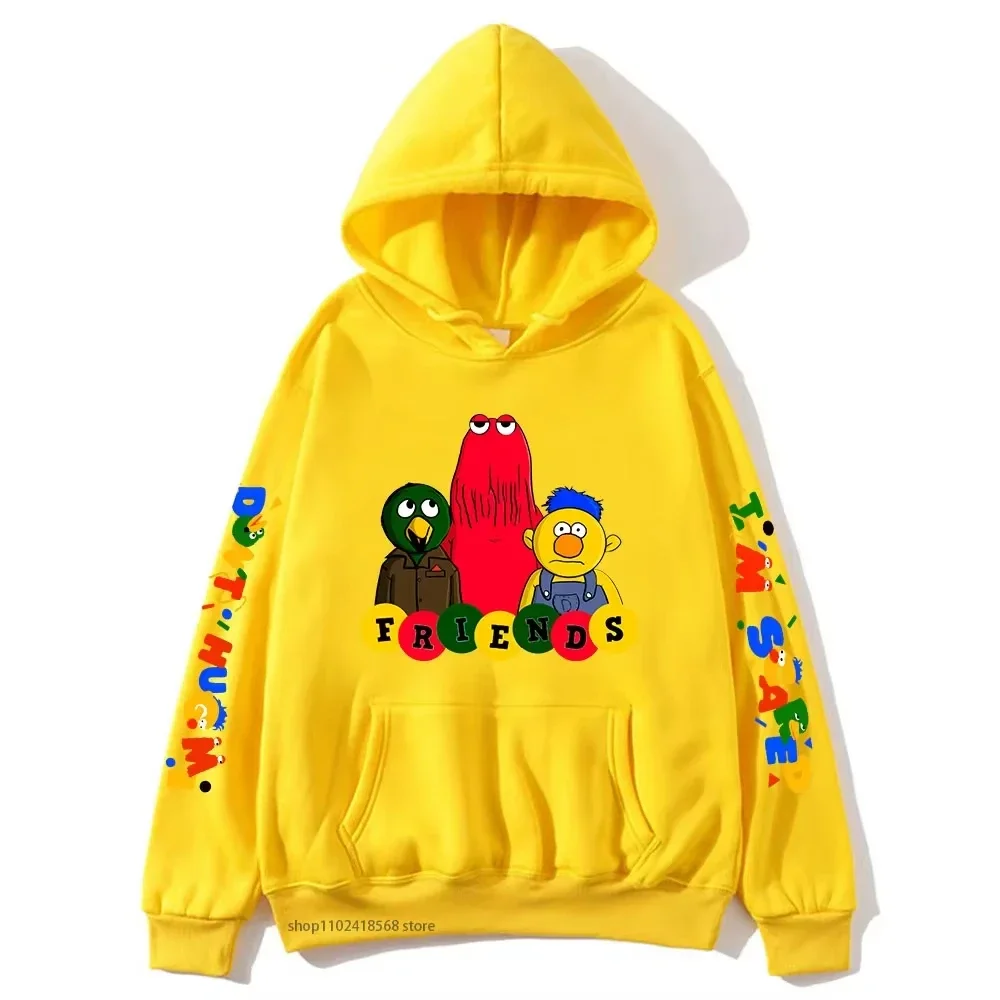 2025 Meme-dont Hug Me Im Scared Hoodies Cartoon Graphic Sweatshirts for Women Men's Unisex Sudaderas Boys_girls Clothing Y2k