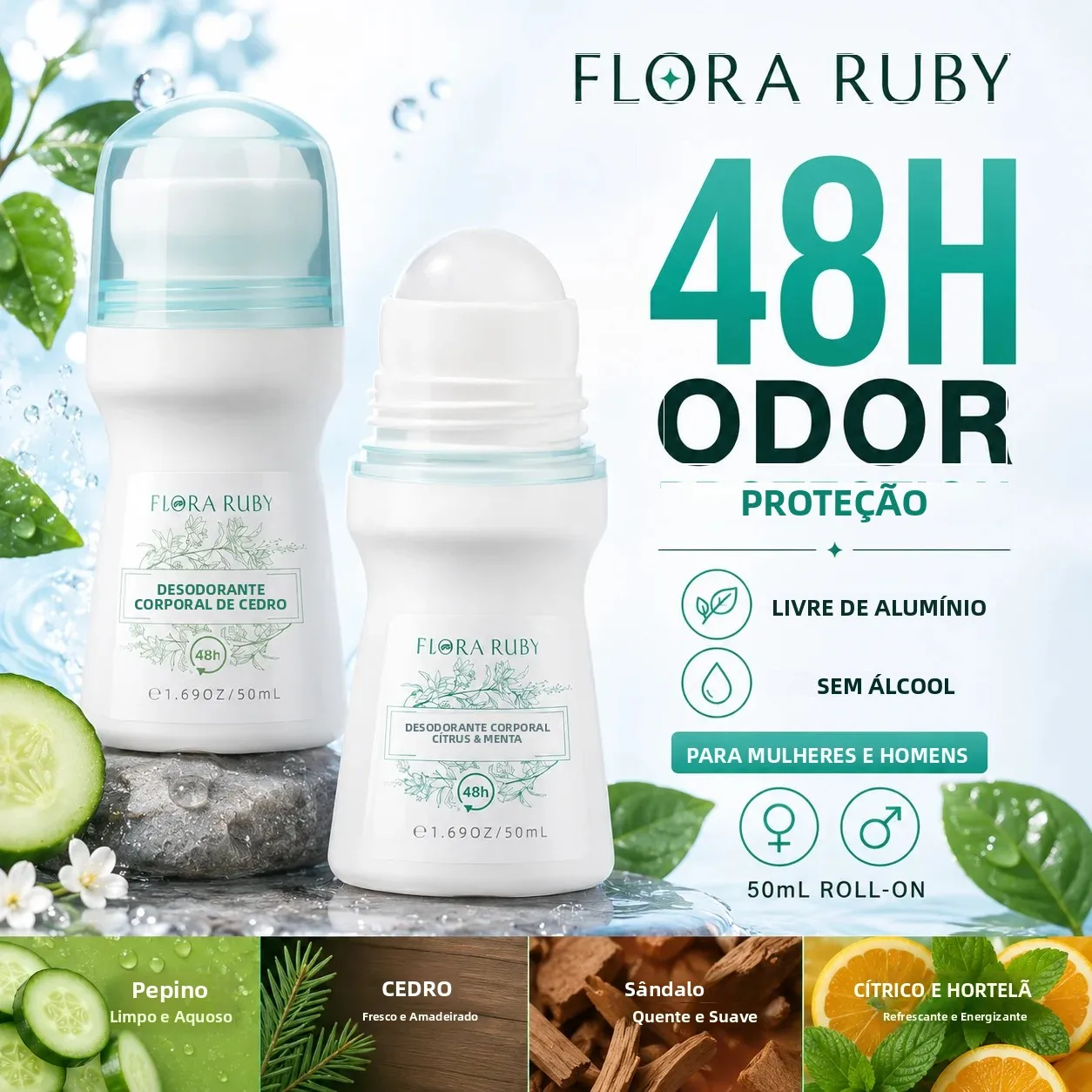 desodorante-roll-on-flora-ruby-para-mulheres-e-homens-protecao-contra-odor-por-48h-livre-de-aluminio-e-Alcool-frescor-para-axilas-portatil