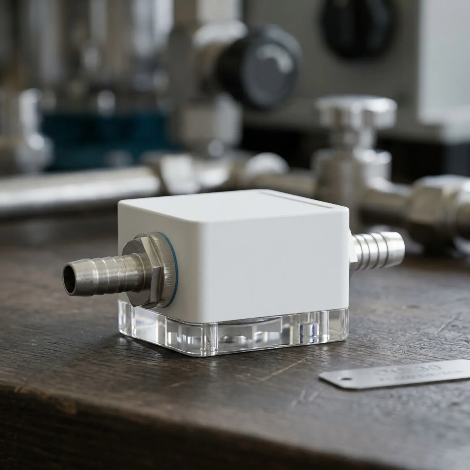 Water Cooling Flow Monitor for CNC Engraving Spindle Aluminum Alloy Housing 41x41x25mm with 6mm 8mm 10mm 12mm Options