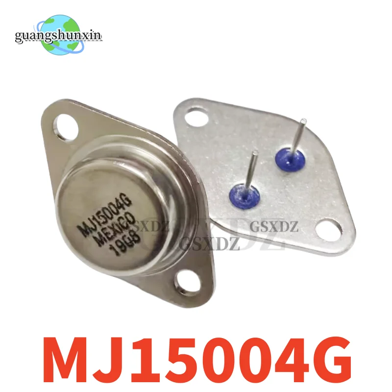 2PCS MJ15003G MJ15003 NPN Triode Gold Sealed Tube 140V20A TO-3 Pair Tube MJ15004G MJ15004