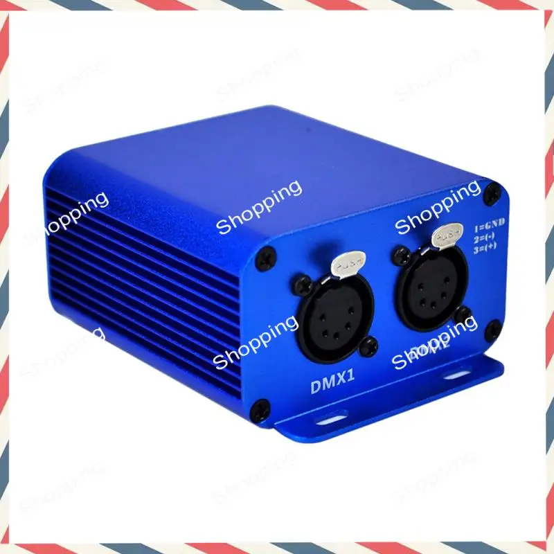 

M20K 5 Pin 2 Port DMX Artnet Stage Light Controller 5PIN Xlr Socket 2 Way DMX Signal Exchange Tool RJ45 Net Connector