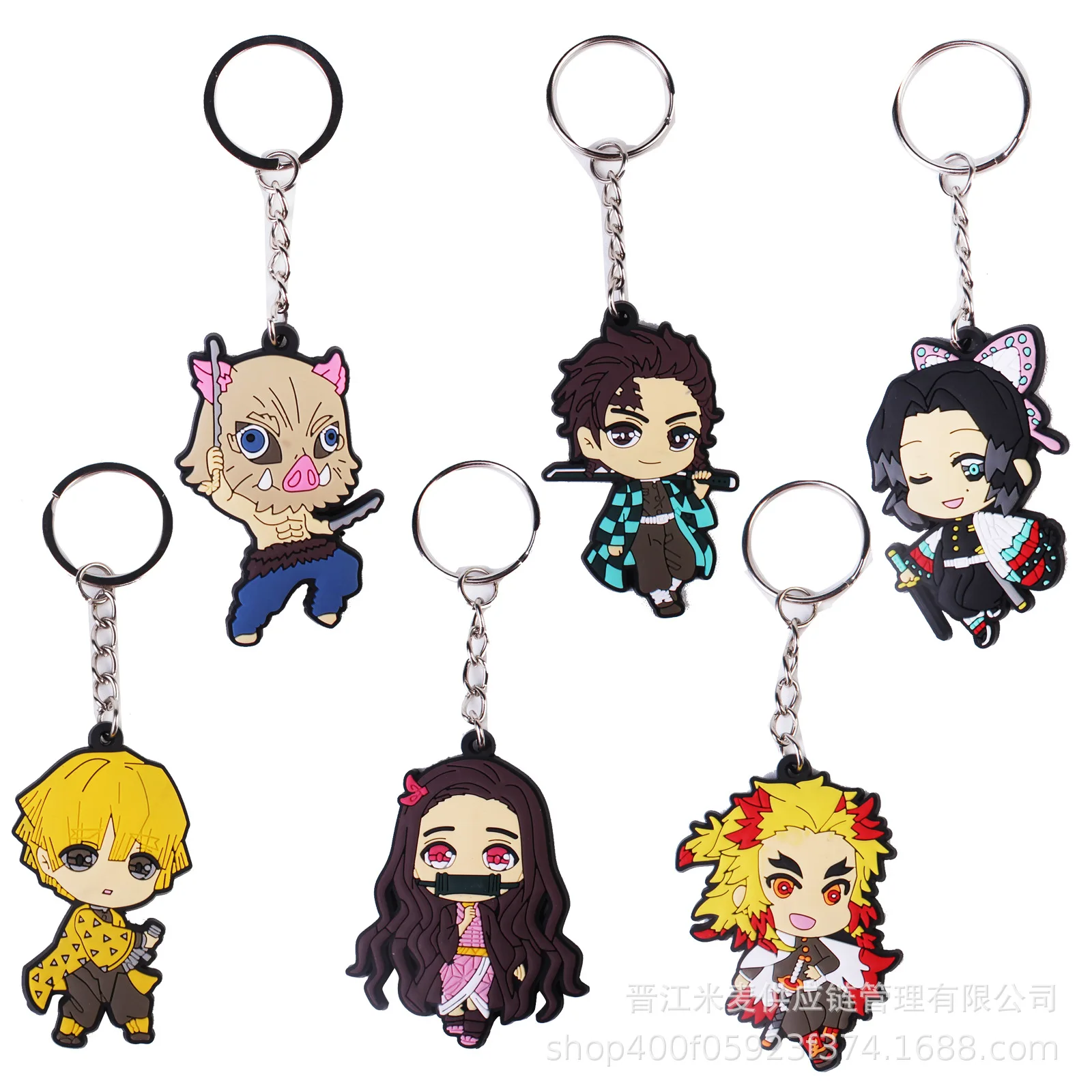 Demon Slayer Themed Keychains, Cartoon Characters, Periphery Toys, Models, Backpack Keychains, Christmas Gifts, Birthday Gifts