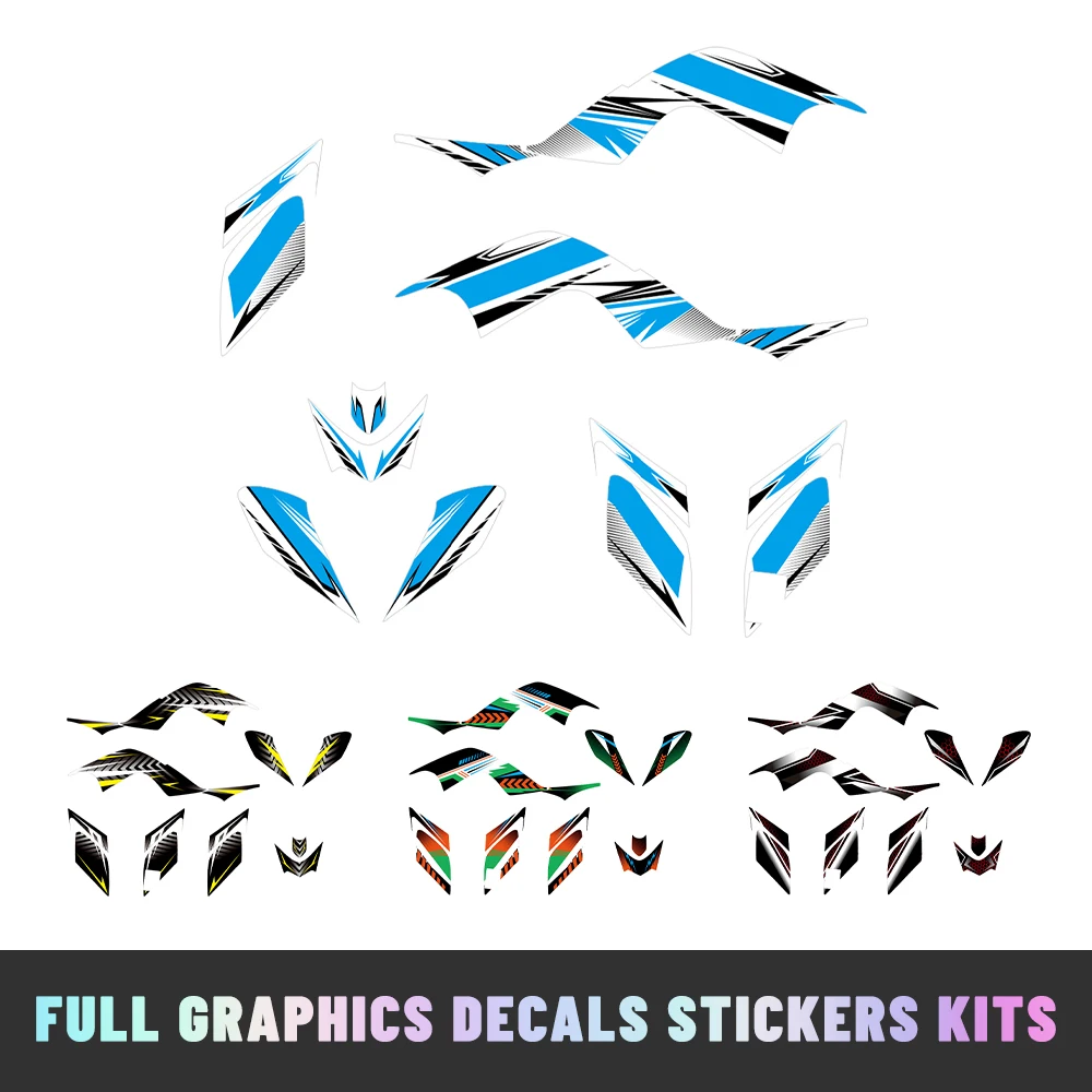 

Декоративный комплект наклеек с узором для квадроцикла Yamaha Raptor 700 YFM 700 2006-2012, утолщенные фоновые наклейки для внедорожника
