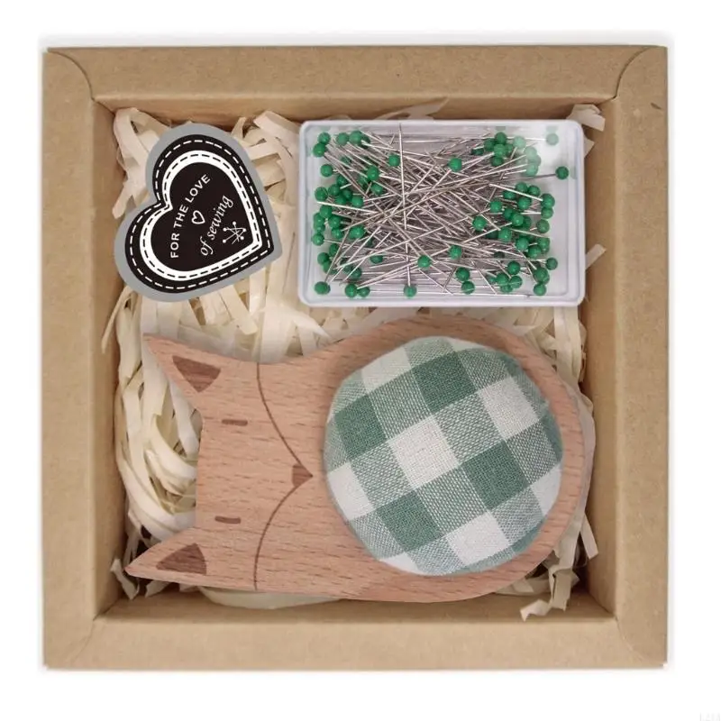 2025 New Hedgehog Shaped Sewing with 100 Vibrant Sewing Pins for Crafting and Tailoring