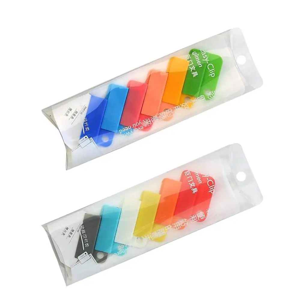 12 Pcs Office Accessory Plastic Clamps Portable Multifunction Sealing Clips School Household