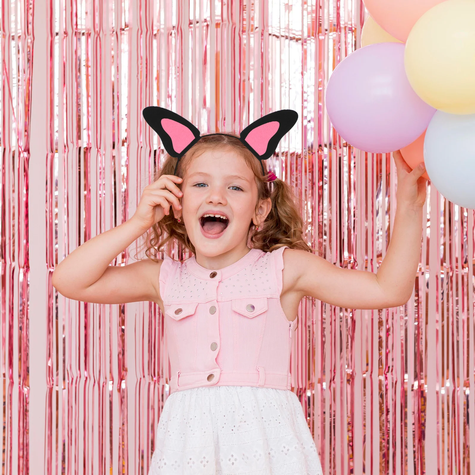 

10 шт., обручи для волос с ушками животных, креативный дизайн, легкие повязки для волос для фестиваля, вечеринки, карнавального костюма, повязка на голову, реквизит