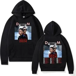 Rock Depeche Cool Mode Tour 2024 New Graphic Hoodie Men Women Casual Fashion Gothic Sweatshirt Vintage Hip Hop Pullovers Hoodies