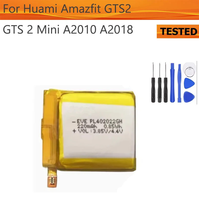 

Аккумулятор для часов Huami Amazfit GTS2 GTS 2 Mini A2010 A2018 PL402022GH 220 мАч 3,85 В новая замена