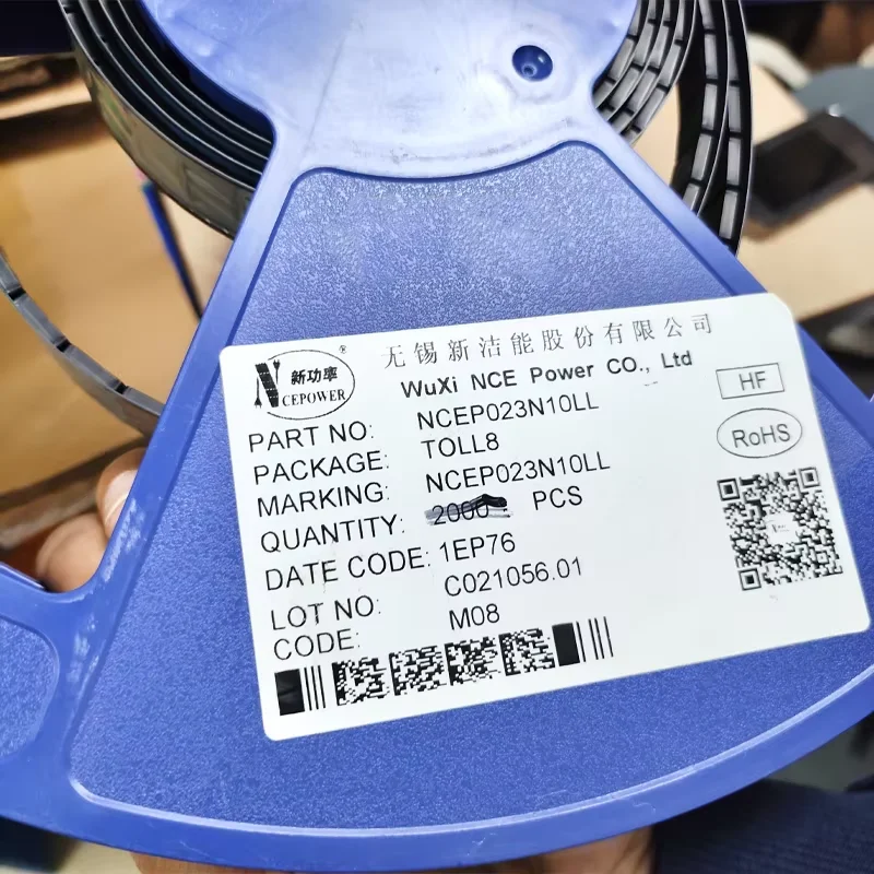 10pcs/lot Original NCEP023N10LL 023N10L TOLL N-channel 100V 300A Power MOSFET Field-effect Transistor 100% New and Genuine