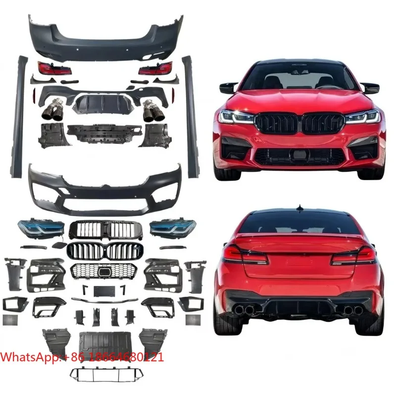 Wholesale Old to New Facelift M5 Style Conversion Body Kit Direct Fit with Headlights Taillights for 5 Series G30 2017-2020