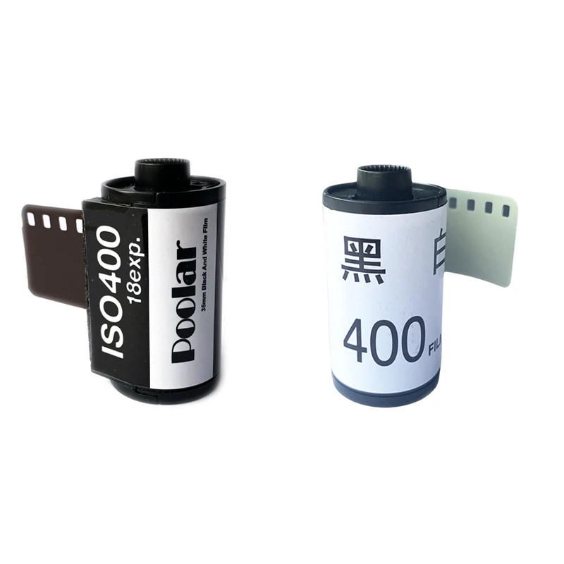 B92B 400 Novice Practice Film Vintage Camera Film Photo Studio Kits 35mm 18sheets ASA/ISO Black White Negative Camera Film