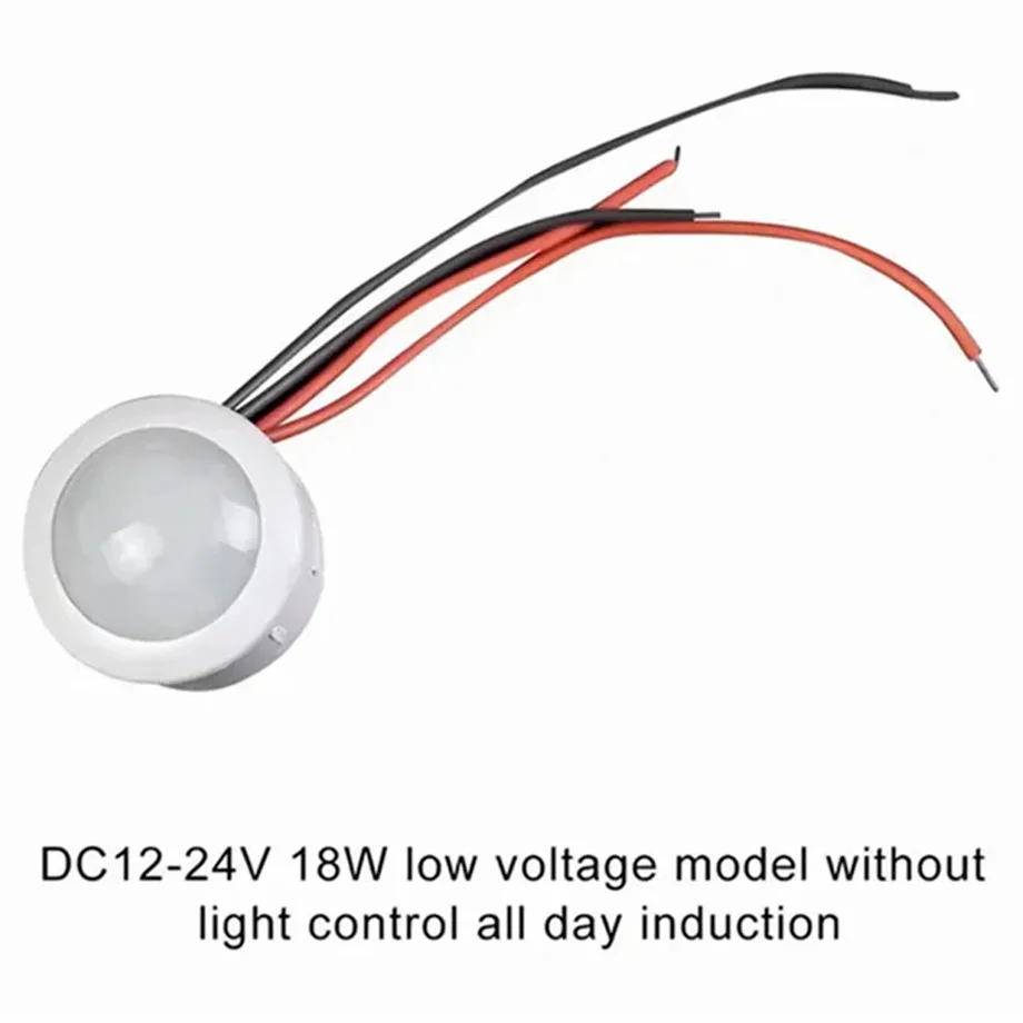 DC12V-24V PIR Motion Sensor Automatic Light Sensor Infrared Detection Switch LED for Indoor Living Room Staircase Lighting Parts