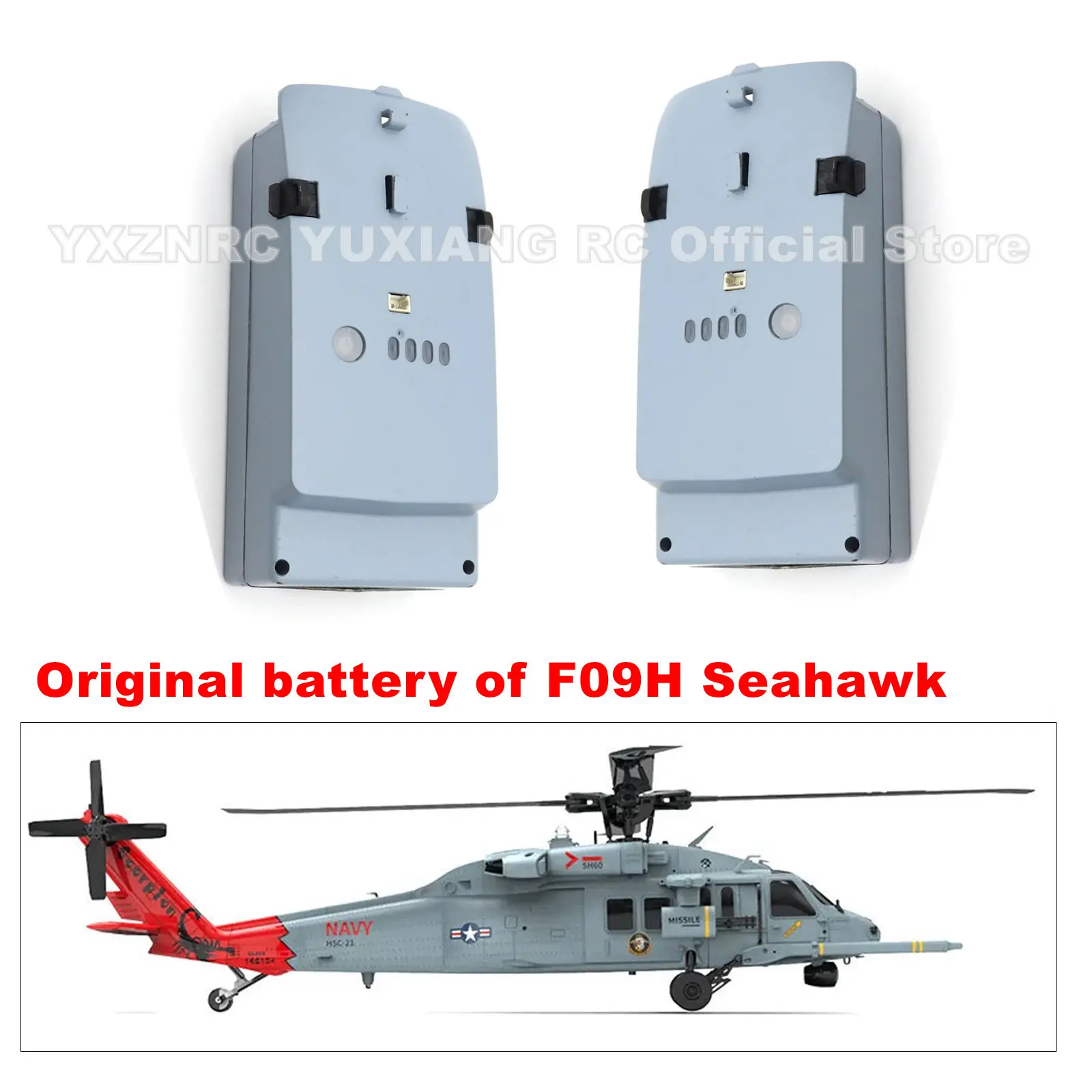 Yxznrc yuxiang f09h seahawk gps estabilizado cale helicóptero-rtf peças lâmina de fuselagem aperto acessórios de bateria de fuselagem
