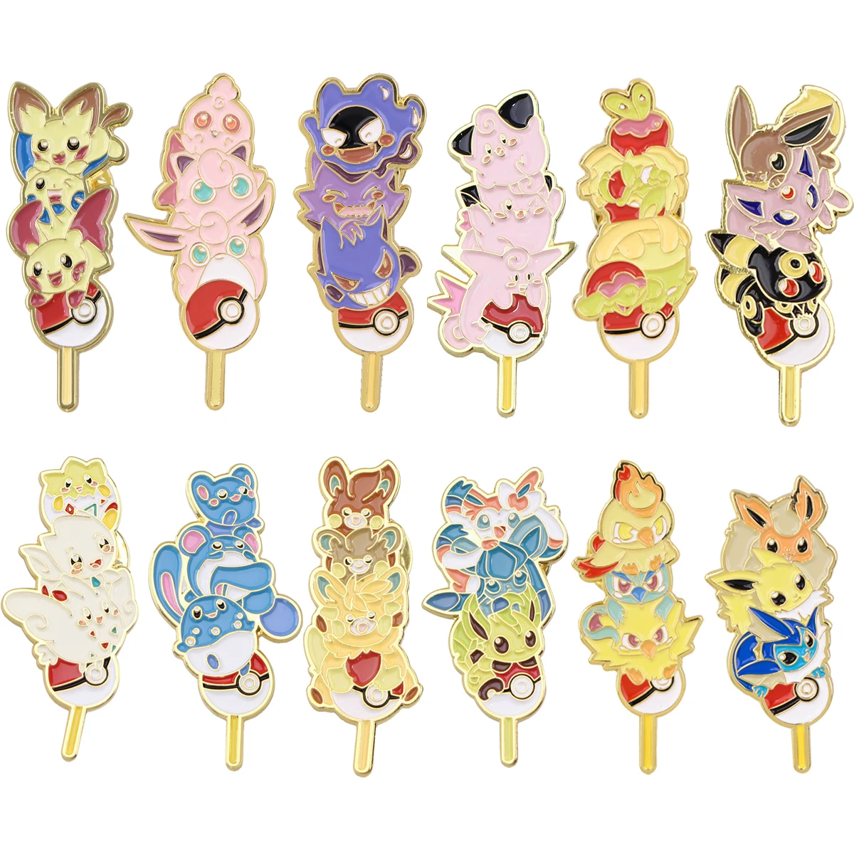 Anime Game Enamel Pins Cute Rabbit Brooches For Women Lapel Clothing Badges Cartoon Funny Animal Jewelry Gift for Kids Friends
