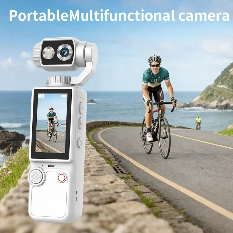 Caméra connectée wi-fi 4k portable pour voyage et vlogging_voghion.com