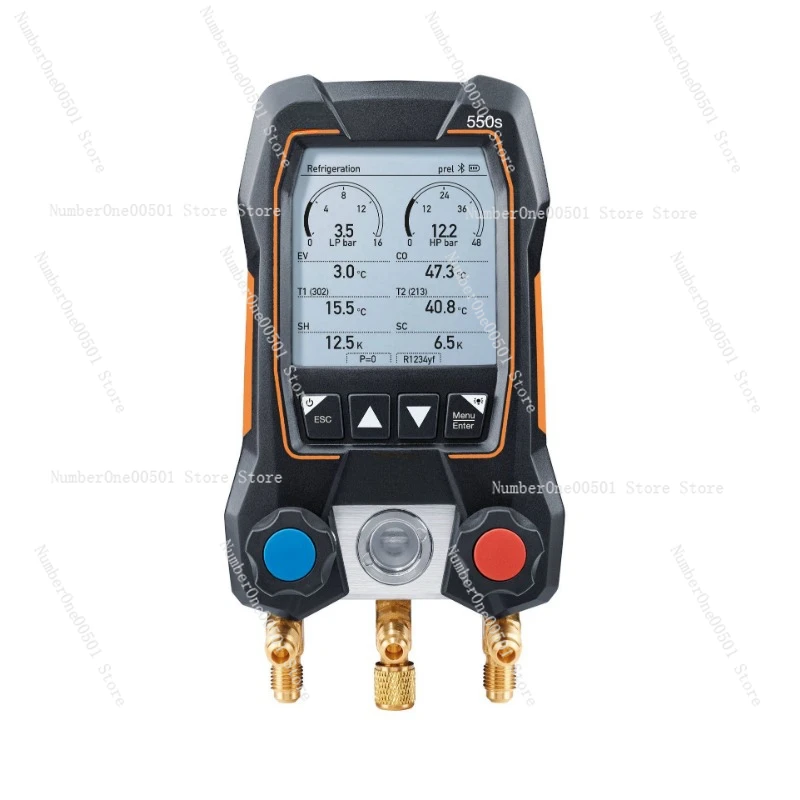 Fluoride meter Electronic refrigerant and liquid snow meter Automotive digital air conditioning pressure gauge