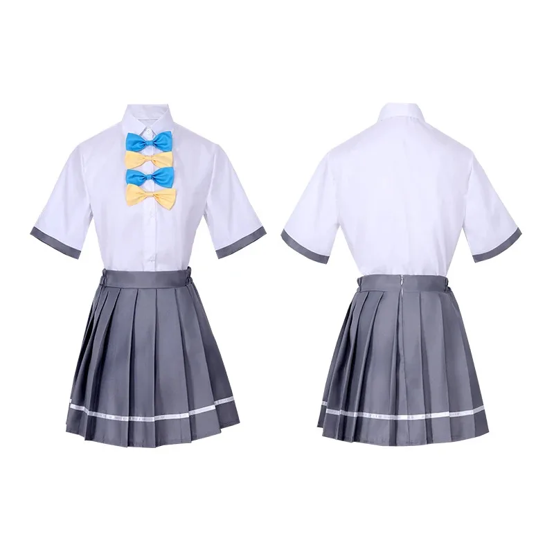 

Аниме Yanami Anna Too Many Losing Heroines, наряды для взрослых и девочек, маскировка, костюм на Хэллоуин, топ + юбка, «Снова в школу», «Кimea;2,c'4,h