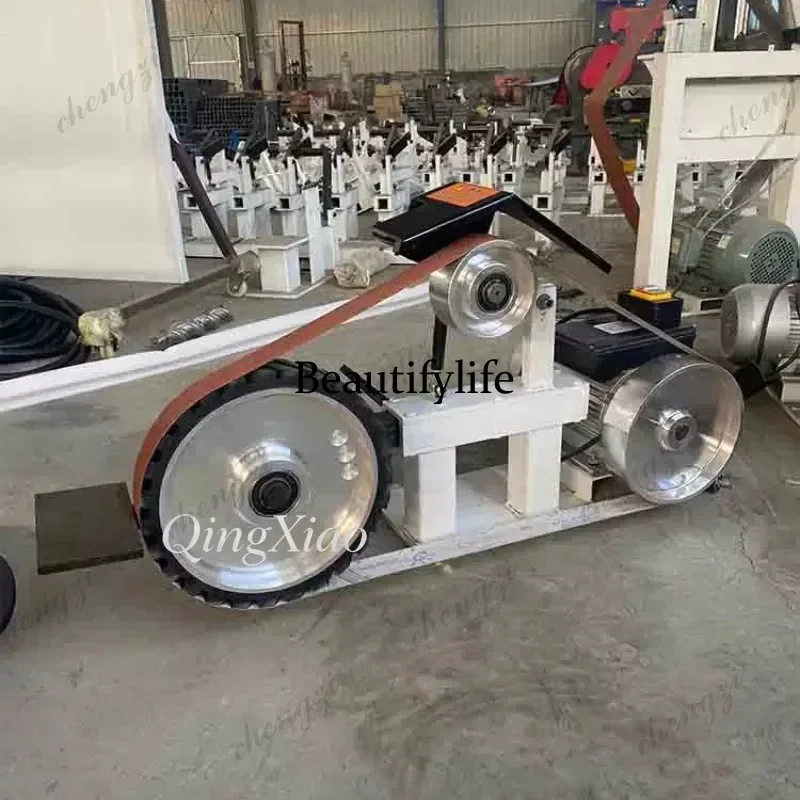 Multi-functional Industrial Belt Sander Metal Workpiece Flat Concave Arc Grinder Steel Sheet Deburring Polishing Sanding Machine