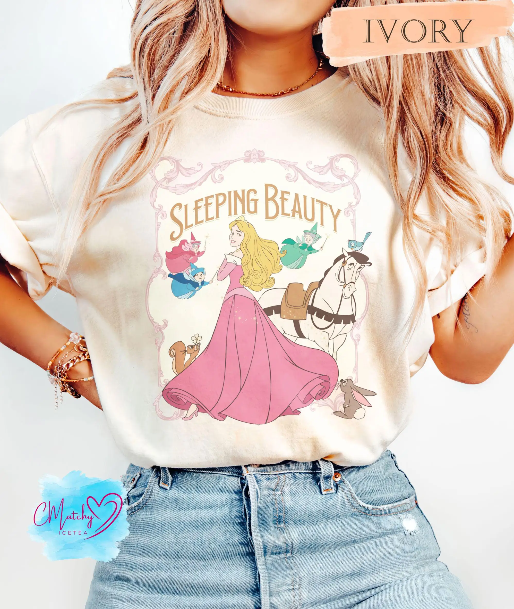 

Retro Aurora Princess Shirt, Sleeping Beauty T-shirt. Disney Aurora Shirt Sleeping Beauty Shirt, Sleeping Beauty Shirt.