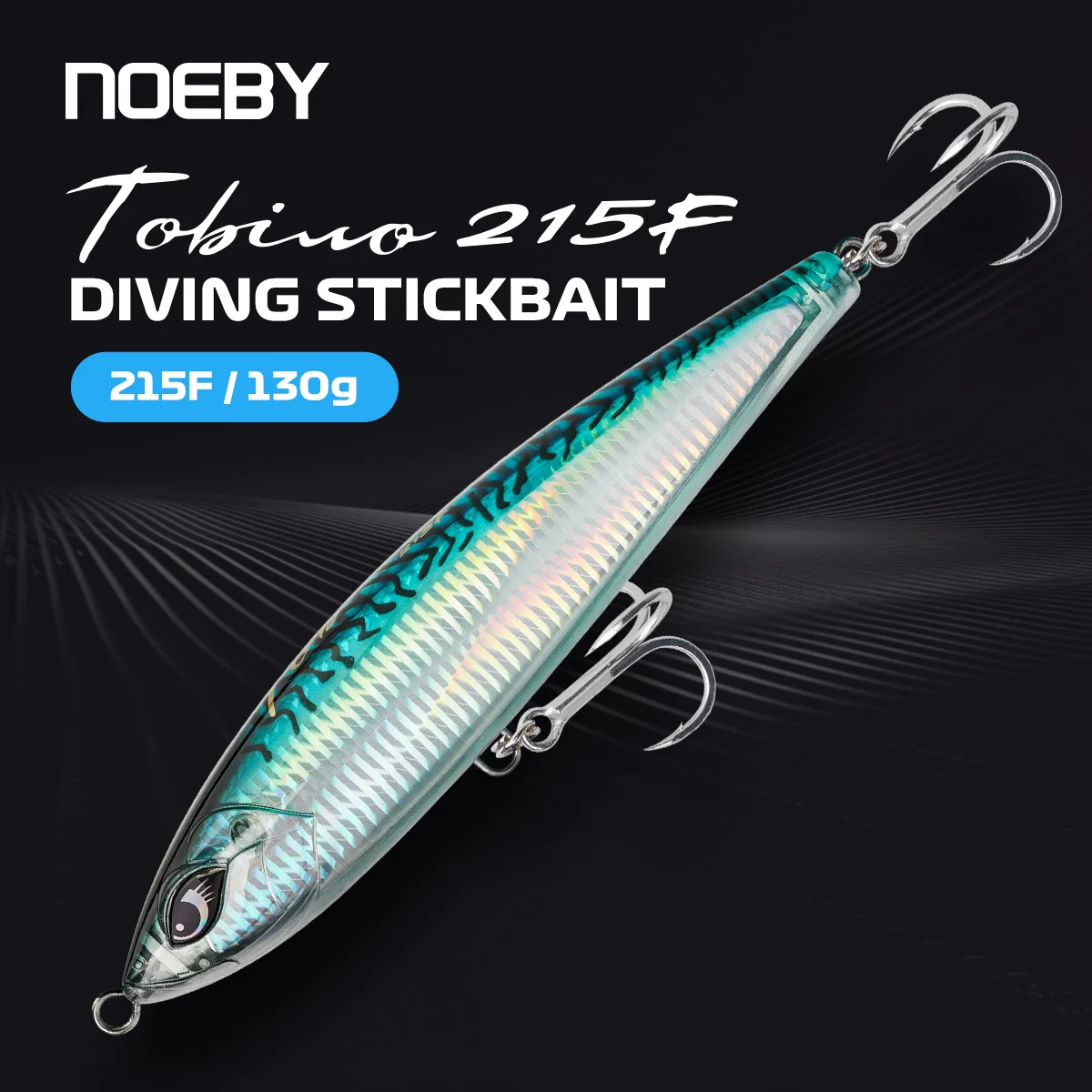NOEBY Tobiuo Floating Diving Pencil 215mm 130g Stickbait Offshore Big Game Tuna GT Saltwater Lure