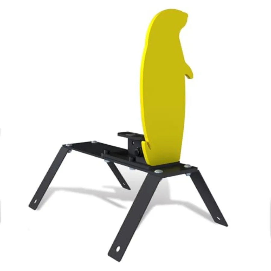 

3/8'' AR500 Auto Reset Target 12.5x5.5 inch Prairie Dog Steel Shooting Target with Stand for Shooting Range Ideal for P